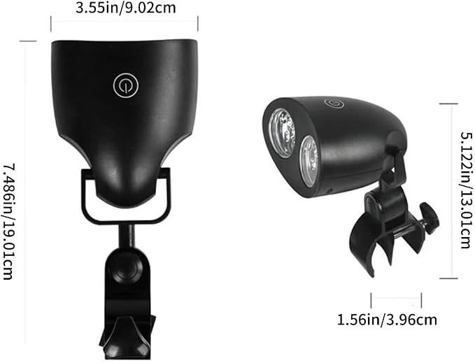 Degree Rotating Led Grills Lights,Waterproof 180 Degree Rotating Led Grills Lights for Outdoor Cooking with Abs Materials and Soft Glows