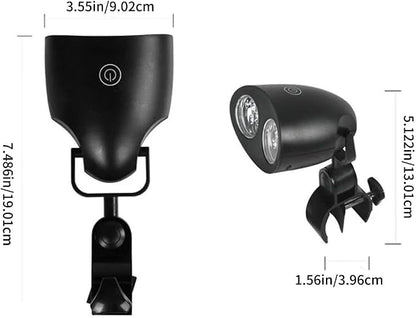 Degree Rotating Led Grills Lights,Waterproof 180 Degree Rotating Led Grills Lights for Outdoor Cooking with Abs Materials and Soft Glows