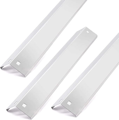 Heat Plates Replacement Parts for Char Griller 5050 5650 3001 E3001 3072 5072 3070 Grills, 3-Pack Stainless Steel Flame Shields for Chargriller 5050 5650 Char Griller 100001 Replacement Part