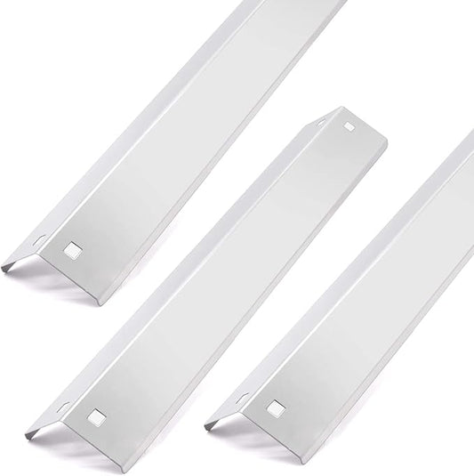 Heat Plates Replacement Parts for Char Griller 5050 5650 3001 E3001 3072 5072 3070 Grills, 3-Pack Stainless Steel Flame Shields for Chargriller 5050 5650 Char Griller 100001 Replacement Part