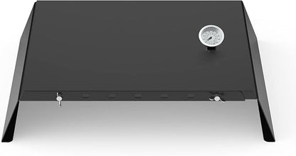 Skyflame Universal Metal Pizza Oven Kit | 20-30 inch Adjustable Width, Grill Top Pizza Oven Box, For Most Gas Grills, Pellet Grill Conversion Kit