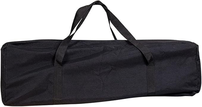 BBQ Tool Storage Bag,Oxford Grill Tool Carry Bag, Waterproof Outdoor Picnic Cooking Tools Bag Carry Bag for Camping Car Trip Outdoor Camping (Black,Size:24.41x 5.12 x 9.45inch)