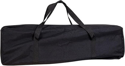 BBQ Tool Storage Bag,Oxford Grill Tool Carry Bag, Waterproof Outdoor Picnic Cooking Tools Bag Carry Bag for Camping Car Trip Outdoor Camping (Black,Size:24.41x 5.12 x 9.45inch)