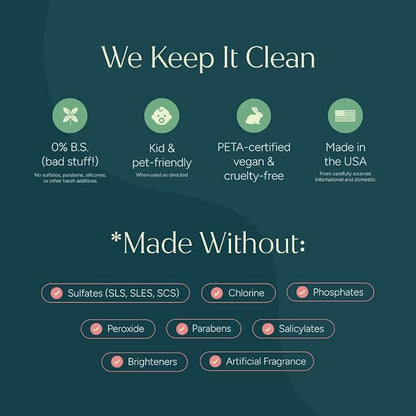 Puracy Screen Cleaner with Microfiber Cloth – All Purpose Phone, Laptop, Computer, TV Screen Cleaner for Smart TV, Streak-Free and Fingerprint-Free (4 oz, Free & Clear)