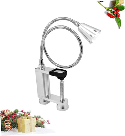KICHOUSE Outdoor LED Barbecue Light Flexible Aluminium Alloy BBQ Lamp Stylish Design for Camping and Grilling Waterproof and Portable Lamp