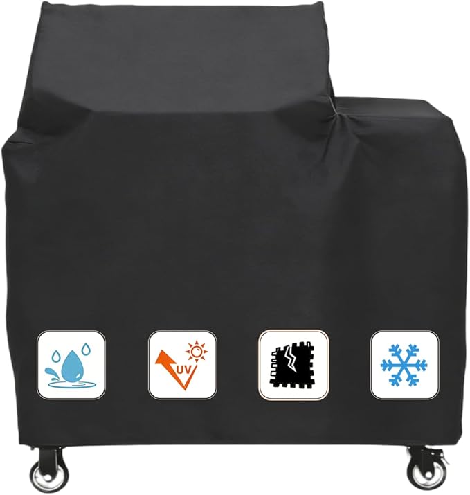 Grill Cover for Recteq Patio Legend 400,Rec Tec 400/Porch Pro 400 Wood Pellet Grill - Heavy Duty Waterproof Grill Cover with Locking Drawstring for Rectec RT-400 Grill Accessories