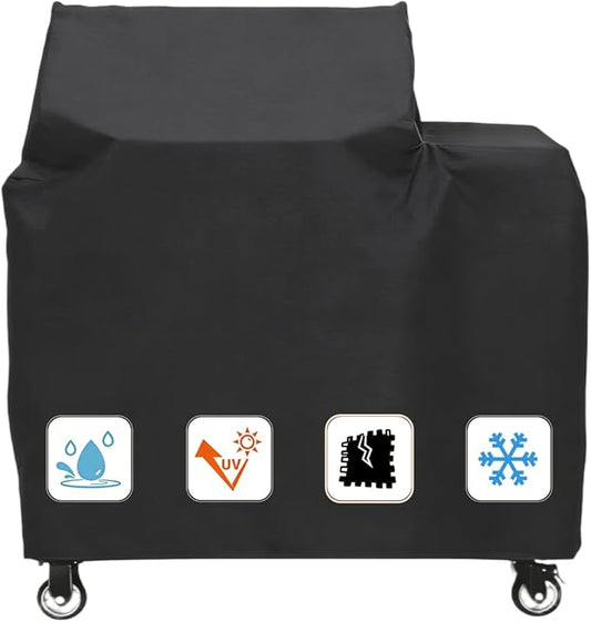 Grill Cover for Recteq Patio Legend 400,Rec Tec 400/Porch Pro 400 Wood Pellet Grill - Heavy Duty Waterproof Grill Cover with Locking Drawstring for Rectec RT-400 Grill Accessories