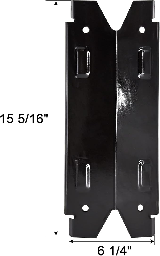 Criditpid Grill Replacement Parts for Brinkman 810-3660-S, 810-3661-F Models. Grill Heat Plate Shields, Pipe Burner Tubes and Crossover Tubes for Brinkman 810-3660-S.
