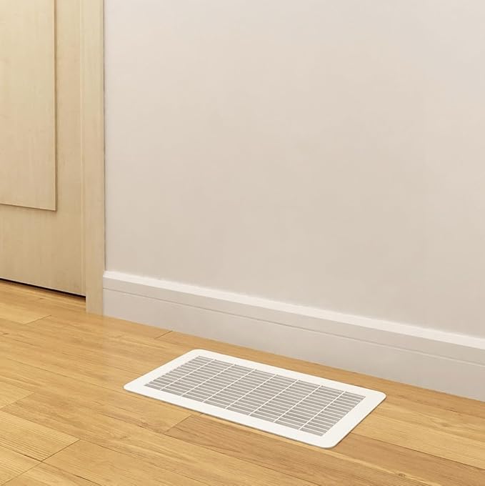 Imperial RG0641 10 x 16-Inch Heavy Gauge Steel Floor Return Air Grille, White