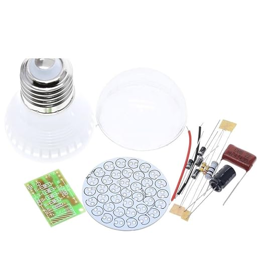AC 85V-277V Mini Energy-Saving 2.4W 38 LED Lamps DIY Kit for Camping Out in The Wild BBQ Do not Include The led