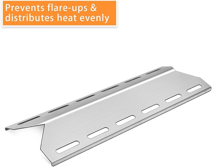 Heat Plate Replacement Parts for Charmglow, Home Depot, Nexgrill, Jenn-Air | Fit for Kirkland, Member's Mark, Perfect Flame, Sams and Other Gas Grills, 17 5/16", 4-Pack