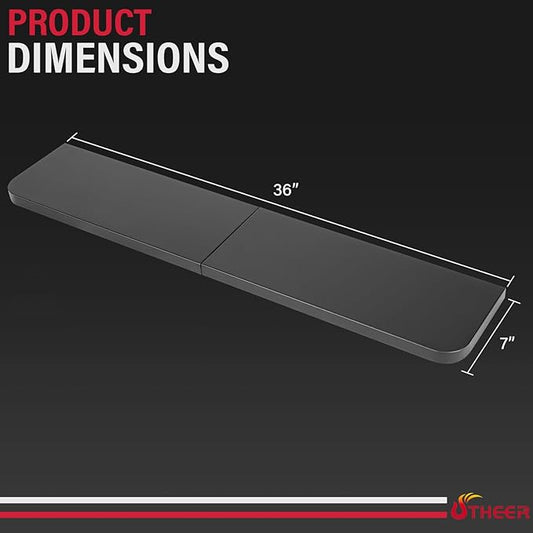36 X 7 Folding Front Shelf for Blackstone 36 inch griddle 2149 1984 1554 1825, Easy-Check Fit Accessory for Outdoor Cooking or Use