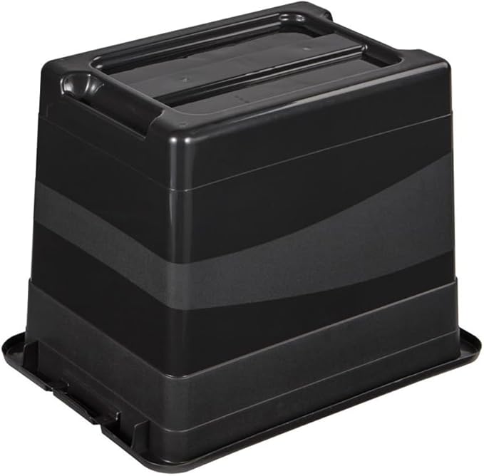 Keeeper Transport Box with Lid, PP, Graphite, 39.5 x 29.5 x 30 cm
