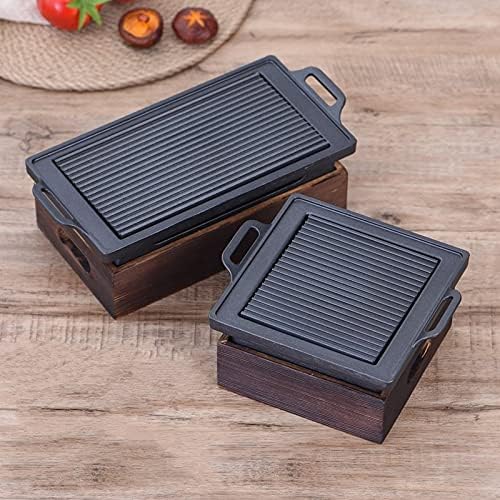 Smokeless Portable Charcoal Grill for Camping BBQ Grills Outdoor Barbecue Grill, Korean Japanese Charcoal Oven Alcohol Stove Household Non-Stick Cooking Tools,A-1