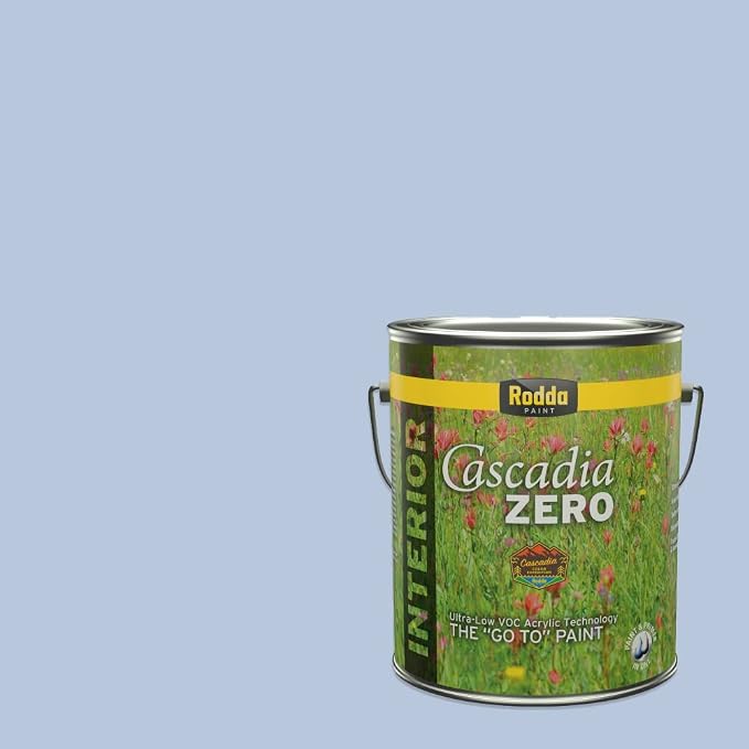 Rodda Paint CASCADIA ZERO Interior Flat Paint & Primer in One, 1-Gallon, Babbling Creek