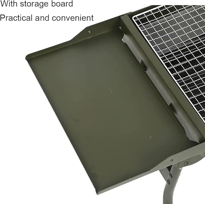 Portable Charcoal Grill for Camping BBQ Grills Outdoor Barbecue Grill Foldable Multifunctional Picnic Desktop Barbecue Rack for 3-8 People,A-1