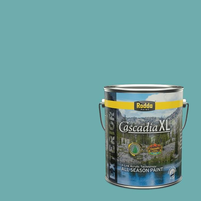 Rodda Paint CASCADIA XL Exterior Velvet Paint & Primer in One, 1-Gallon, Cold North