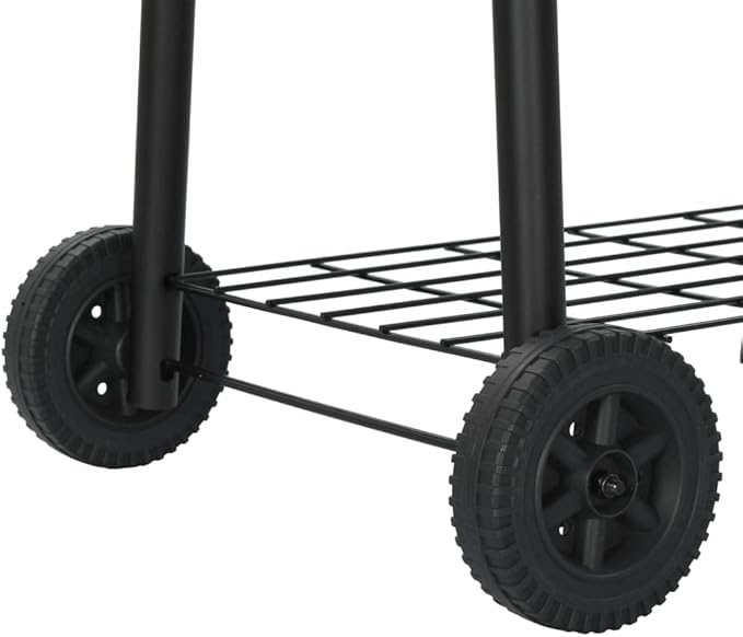 vidaXL Charcoal Barbecue, Charcoal Grill for Outdoor Camping Picnic Patio, Barbecue Grill for Home Party, Smoker for Deck Backyard Cooking, Smoker
