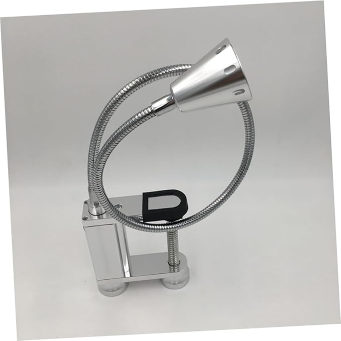 Sosoport Flexible Outdoor Barbecue Led Lamp Durable Weather Resistant for Grilling Lightweight Aluminium Alloy BBQ Light No Battery Included