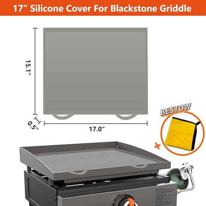 Blackstone Grill Cover for 17 Inch Griddle Blackstone Griddle Accessories Ultimate Weather Protection Cover - Waterproof UV Resistant Heavy Duty Material for Outdoor Use