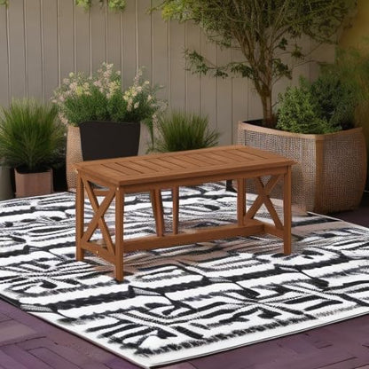 Furinno FG18111 Tioman Coffee Table, X-Leg, Natural