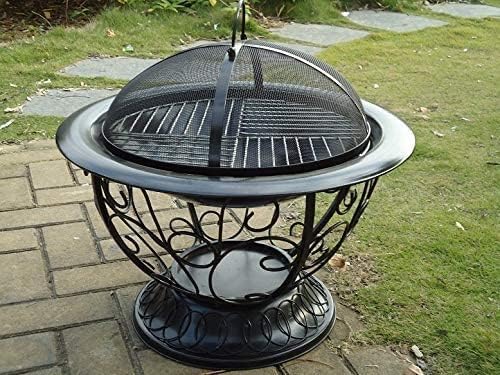Portable Charcoal Grill for Camping BBQ Grills, Outdoor Barbecue Grill Multifunctional Fire Pit Brazier Rack Charcoal Stove for Backyard Patio Heating,A-1