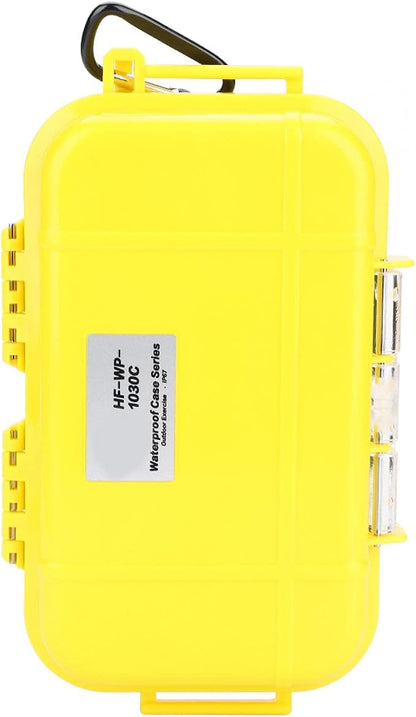 Tiiyee Waterproof Storage Case Dry Box Shockproof Airtight Fishing Outdoor | Airtight Protective Hard Shell Case Wet Dry Box for Survival Storage Fishing & Outdoor Gear, 6.29 * 3.54 * 1.57in