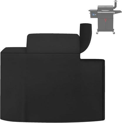 Grill Cover for Z Grill 600 Series 600D 6002B L6002E 600D3E 6002B2 Pellet Grill and Smoker, Waterproof Heavy Duty Z Grill 600 Series Pellet Smoke Cover, Outdoor BBQ Accessory