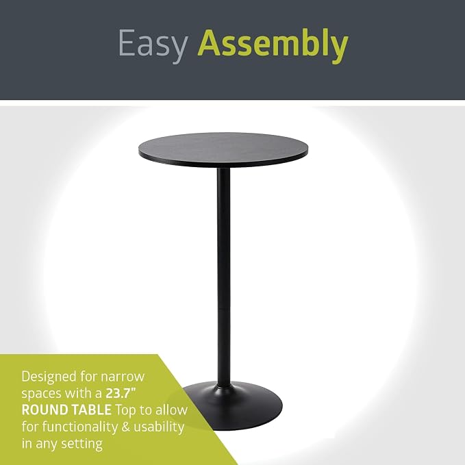 Pearington Pub Table, Jet Black, 4pk