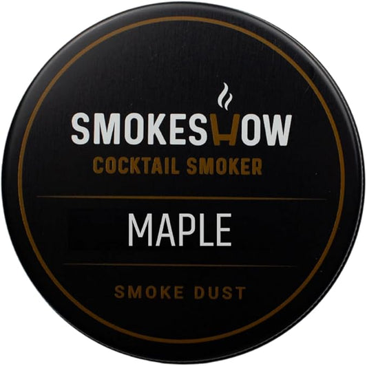 Wood Chips for Cocktail Smoker 4 oz tin. Add Flavors to Your Smoked Drinks (Maple)