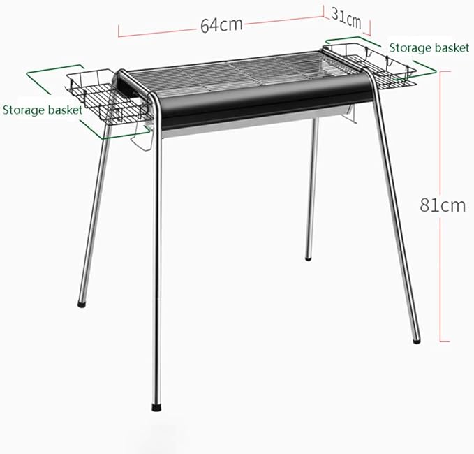 Oven Household Charcoal Barbecue Grill Outdoor Tool Thickened Carbon Wild Barbecue Stove Shelf 3-10 People Available