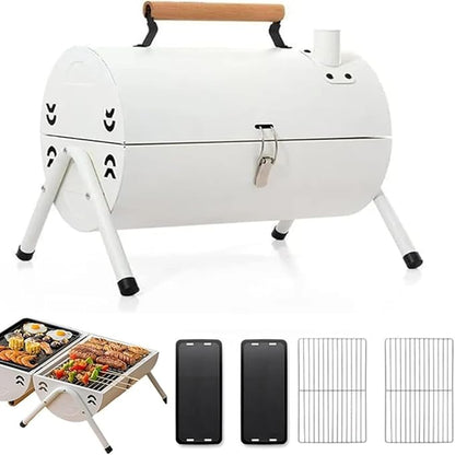 GAORUIFENG Home Charcoal Grills Charcoal Outdoor Portable Grills Patio Charcoal Grills (A,2) (B 1)