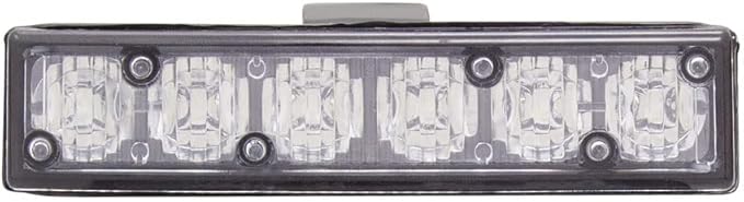 Heise - 6-LED Grille Marker Lights - Amber - Municipality Series (HE-MUGRL-6A)