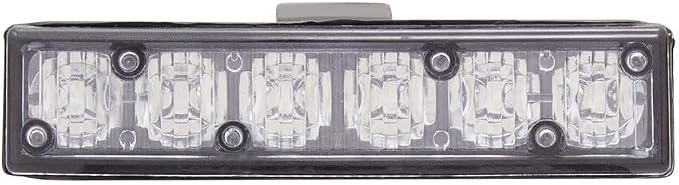 Heise - 6-LED Grille Marker Lights - White - Municipality Series (HE-MUGRL-6W)