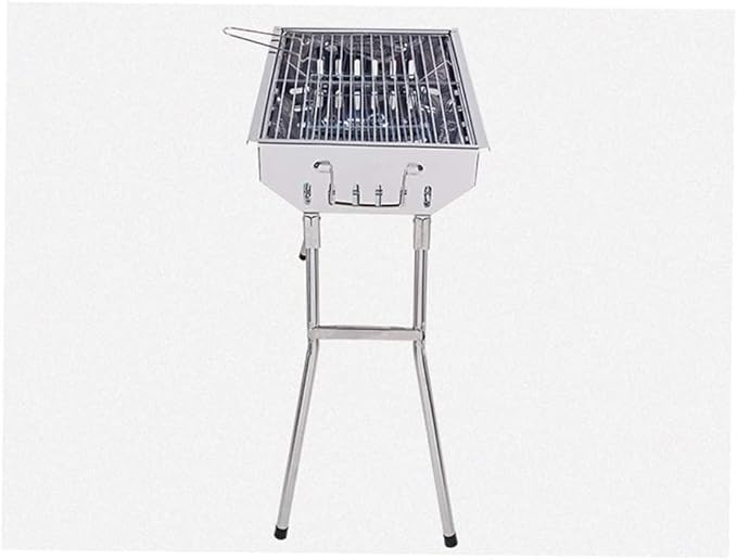 Barbecue Charcoal Grill Stainless Steel Barbecue Grill Outdoor BBQ Stove Charcoal Barbecue Stove Outdoor Camping BBQ Grill Portable Charcoal Grill