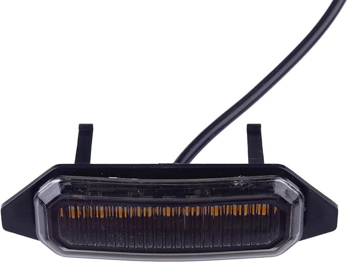 12V Smoke Black Lens Yellow LED Car Front Bumper Grille Grill Light Lamp Kit Fit for Toyota for RAV4 2022 2021 2020 2019 practical
