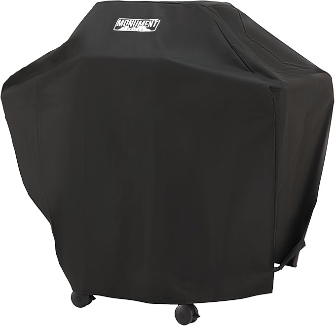 Monument Grills 98472 2-Burner Patio Grill Cover for Grill Model 14633, 14633B, Mesa200S, Mesa220, Mesa200B, Mesa200R, Mesa200G (Shelves Folded)
