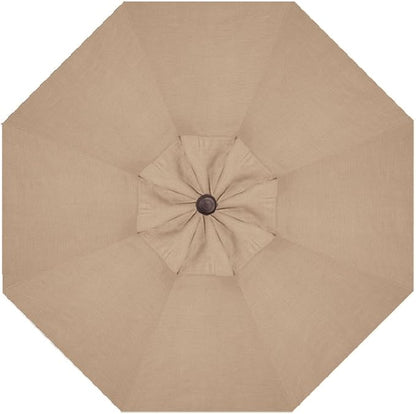 Treasure Garden Deluxe Auto-Tilt Octagon Market Umbrella, 11ft - Outdoor Patio, Deck, Pool, Backyard Stand Alone Umbrella - Heavy Duty w/Bronze Frame & Obravia2 Fabric (Sand)