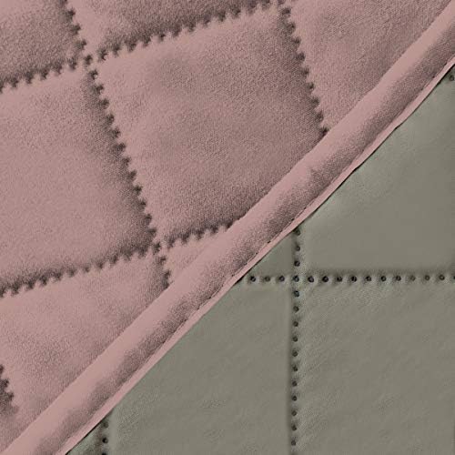 Easy-Going Reversible Couch Cover, 4 Seater Sofa, XX-Large Sofa, Pink/Beige | Machine Washable Slipcover For Dogs, Water Resistant Furniture Mat For Living Room, Non-Slip Sofa Cover, Pet Friendly
