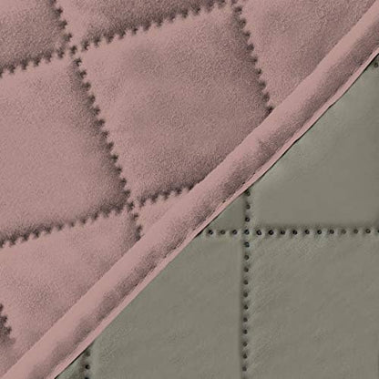 Easy-Going Reversible Couch Cover, 4 Seater Sofa, XX-Large Sofa, Pink/Beige | Machine Washable Slipcover For Dogs, Water Resistant Furniture Mat For Living Room, Non-Slip Sofa Cover, Pet Friendly