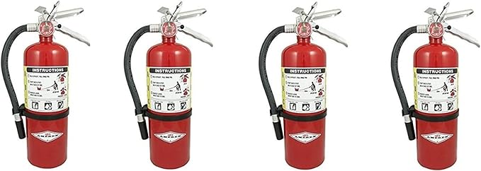 Amerex B500 ABC Dry Chemical Fire Extinguisher 2A-10 BC Rated, 5 lb.