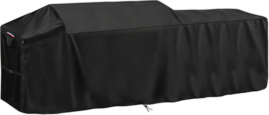 160 Inch Island Grill Cover, Outdoor BBQ Island Waterproof Cover | Heavy Duty Outdoor Large Kitchen Covers for Patio BBQ, 160"L x 28"W x 46"H