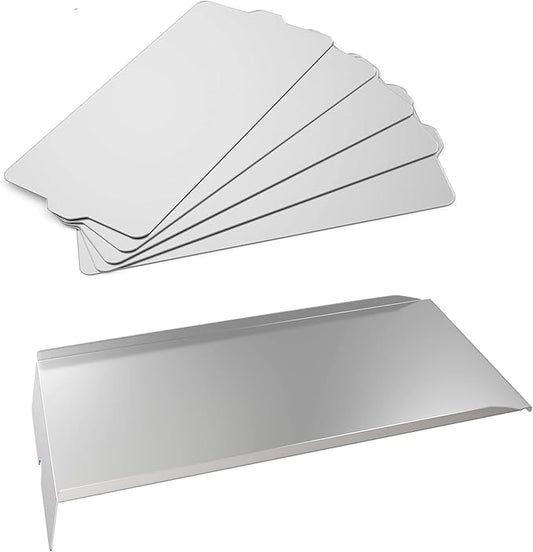 BAC-006 Drip Pan Heat Baffle & BAC-410 Drip Tray Liner Replacement Parts for Traeger 34 Series & Tex Elite, Traeger Pro 780 Pellet Smoker Grill, 32.5" x 15.75"