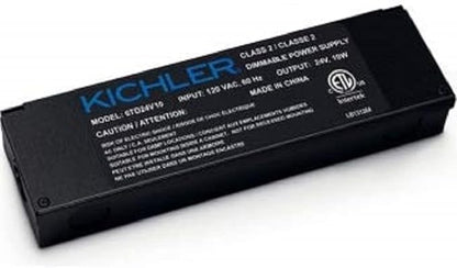 Kichler 6TD24V10BKT LED 24V Power Supply, 1.50x8.75x2.50, Textured Black