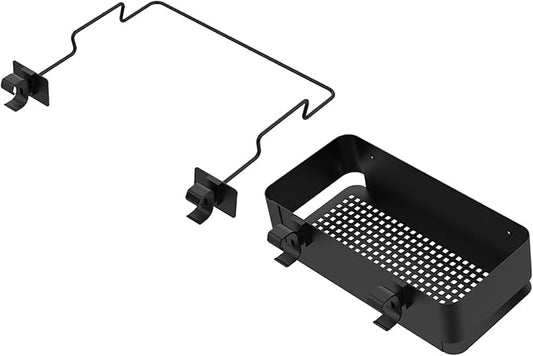 Organizer Kit for Weber Grills - Condiment Caddy, Garbage Bag Holder for Weber Slate Griddle and Spirit Series(2025 Models) Grills, 3400105 Grill Accessories for Works Side Rail, Barbecue Utensils