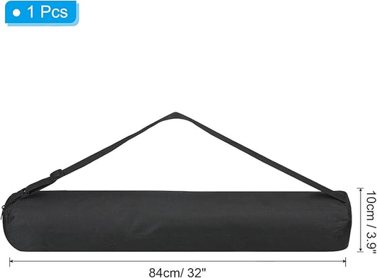 PATIKIL 32x4x4 Inch Grill Storage Tool Bag, Grilling Tools BBQ Bag for Grill Utensil Storage 600D Oxford Foldable Tripod Carry Bag with Adjustable Shoulder Strap for Outdoor Camping