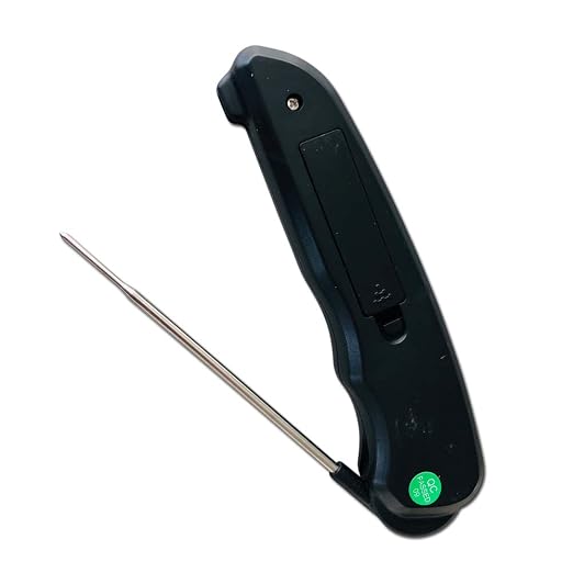 LavaLock® Instant Read BBQ Meat Thermometer Smoker Pit Kitchen Fast Digital Quick Read Pro Thermo Pen, Folding Probe - Kitchen Cooking Grilling BBQ Smokers