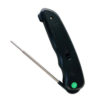 LavaLock® Instant Read BBQ Meat Thermometer Smoker Pit Kitchen Fast Digital Quick Read Pro Thermo Pen, Folding Probe - Kitchen Cooking Grilling BBQ Smokers