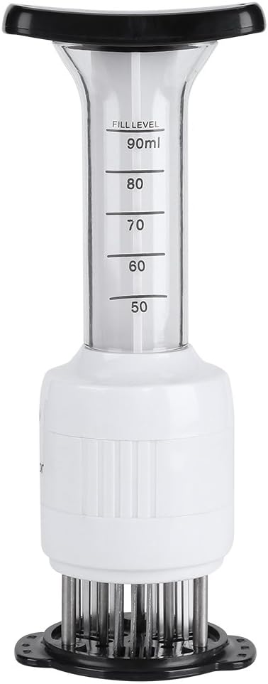Meat Tenderizer Injector, Flavor Syringe for Steak, Needle Injector for Meat, Kitchen Tool for Marinade