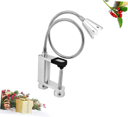 Sosoport Flexible Outdoor Barbecue Led Lamp Durable Weather Resistant for Grilling Lightweight Aluminium Alloy BBQ Light No Battery Included